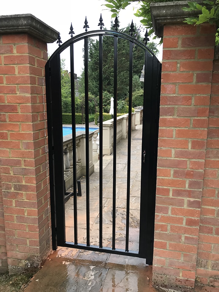 Decorative Arched Bar Garden Gate