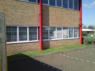 Retractable Office Window Security Gates