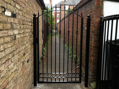 Decorative Arched Garden Bar Gate