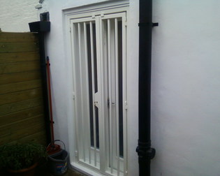 Double Security Gate Bar System