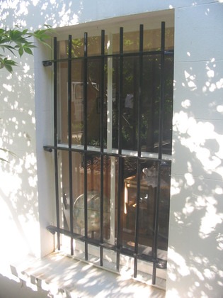 Security Tube Fixed Bar Grille